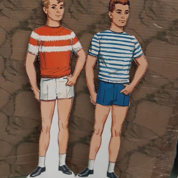 VINTAGE 1962 Annette, Ken, and Ken Jr. PAPER DOLLS~outfits - Picture 2 of 15